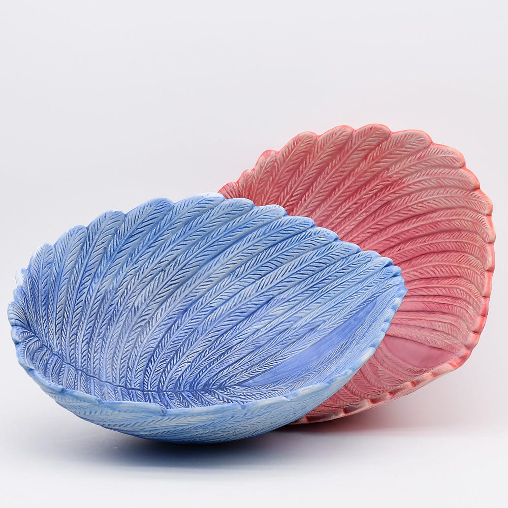 Coupe en céramique en forme de coquillage Coupe en céramique "Flamingo Azul"