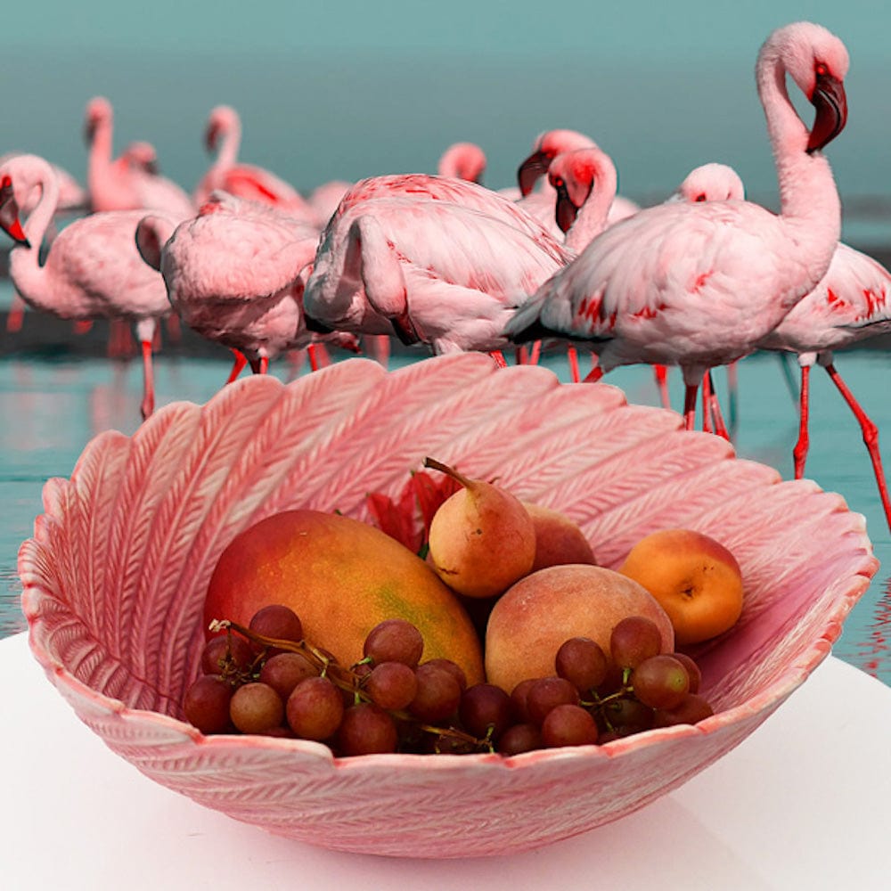 Coupe en céramique portugaise rose Coupe en céramique "Flamingo Rosa"