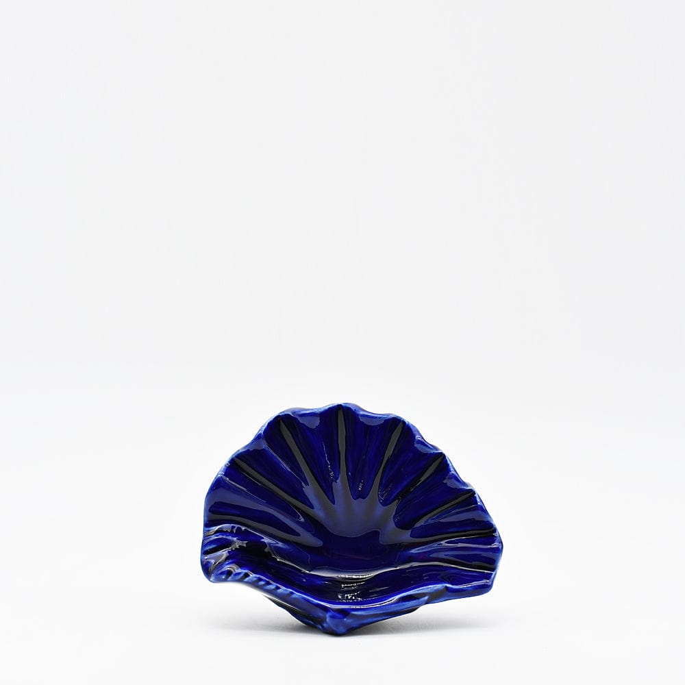 Coupe en céramique rouge en forme d'hippocampe Coupe en céramique "Vieira" - Bleue