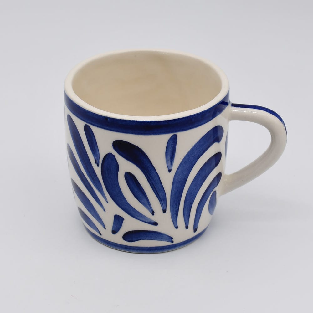 Coupe en céramique rouge en forme d'hippocampe Grand mug en céramique "Andorinha" - Bleu