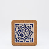 Dessous de plat en liège et céramique "Azulejos" 10 motifs - 20cm Dessous de plat en liège et céramique "Azulejos" 10 motifs - 20cm Motif 9