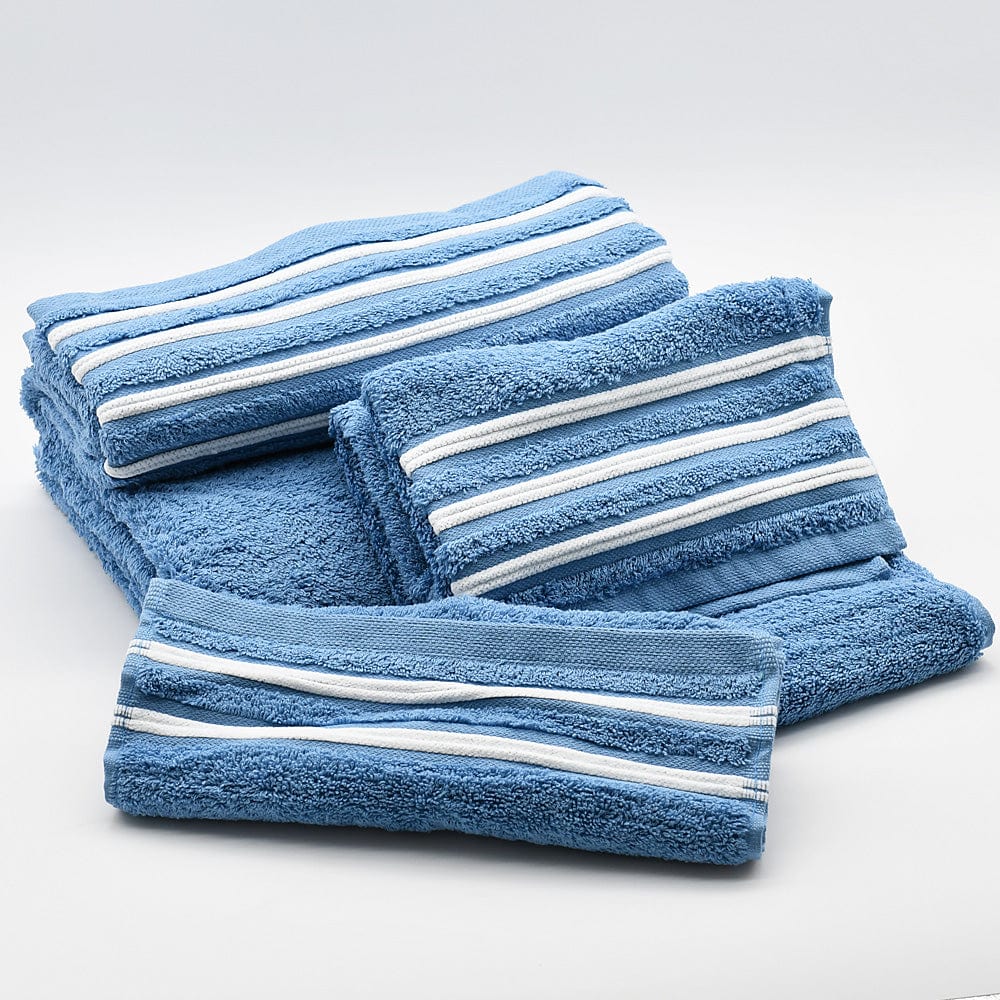 Ensemble de serviettes de bain en coton à séchage rapide, 6mcx. Colour:  blue, Fr