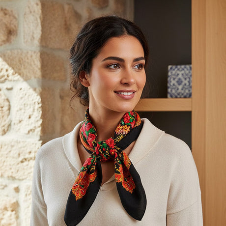 Foulard portugais Lenço de Viana Foulard portugais "Lenço Minhoto"
