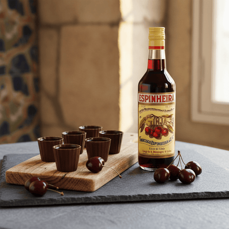 Gobelets en chocolat pour ginja (x12) – Dégustation portugaise Gobelets en chocolat