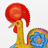 Grand Coq du Portugal jaune en terre cuite Prazeres Cota Coq de Barcelos 40cm jaune - Prazeres Côta
