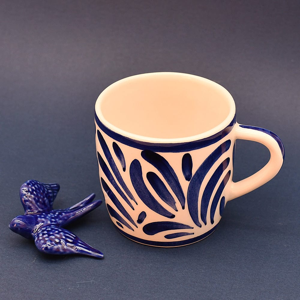 Grand mug en céramique portugaise bleu – Luisa Paixao