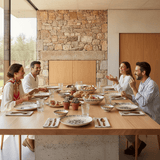 Grande assiette en céramique motifs azulejos verts Assiette en céramique "Brasão" 27cm - Verte