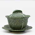 Grande soupière en forme de chou I Vaisselle traditionnelle portugaise Soupière en céramique en forme de chou - 27cm