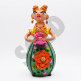 Grande statuette en terre cuite Boneca Minhota I Art naïf portugais Boneca Minhota 40cm - Prazeres Côta