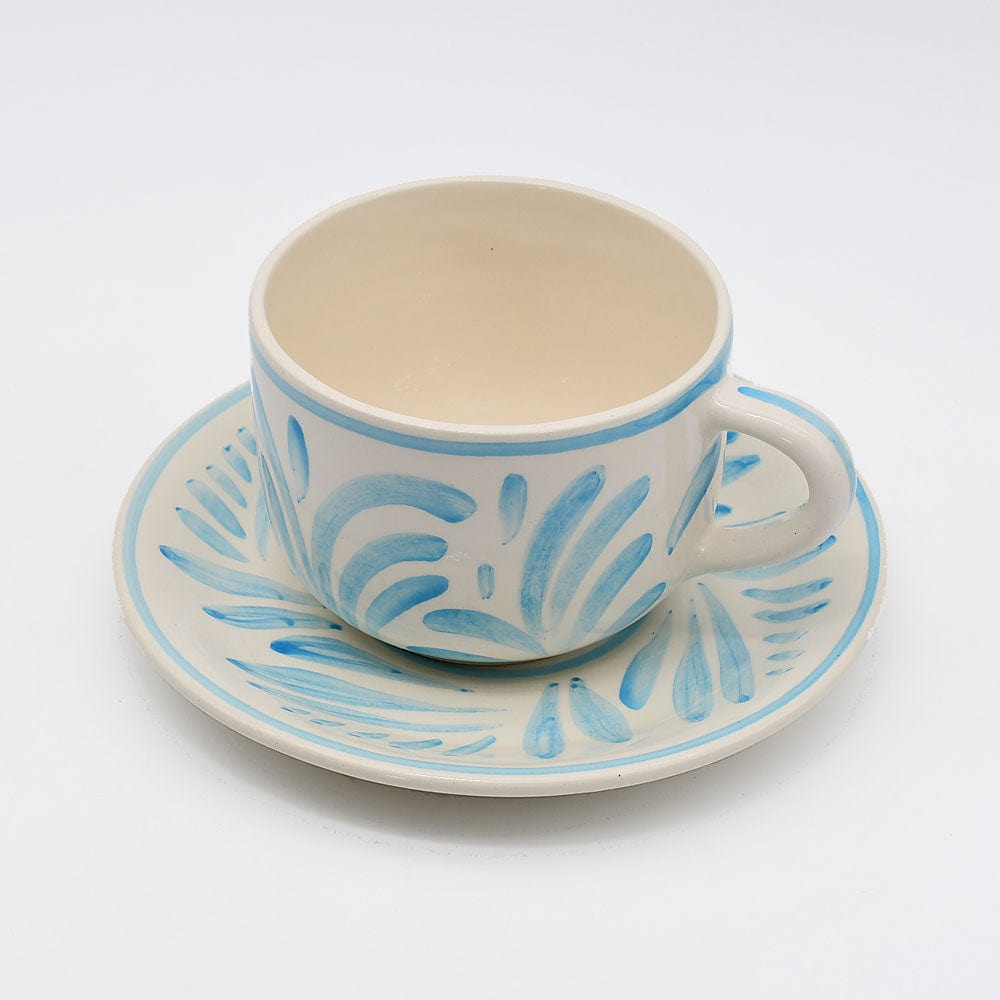 Grand mug en céramique portugaise bleu – Luisa Paixao