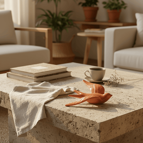 Hirondelle murale en céramique Terra cota du Portugal Hirondelle en céramique - Terracotta