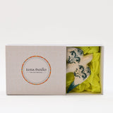 Hirondelle portugaise en céramique – Cadeau symbolique Luisa Paixão Coffret hirondelle "Azulejos" verte