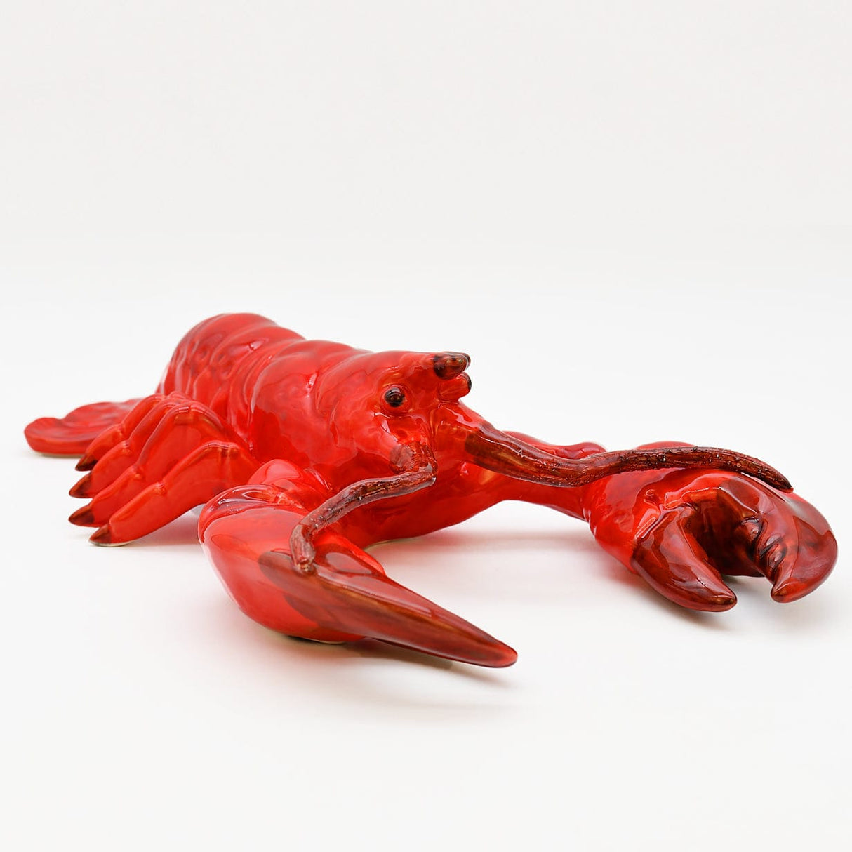 Homard en céramique rouge I Style Bordallo Pinheiro Homard en céramique - 38 cm