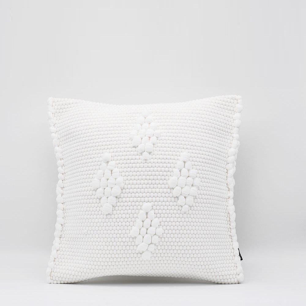 Housse de coussin "Tapete de Trapo" Blanc Housse de coussin 40x40 "Tapete de Trapo" - Blanc