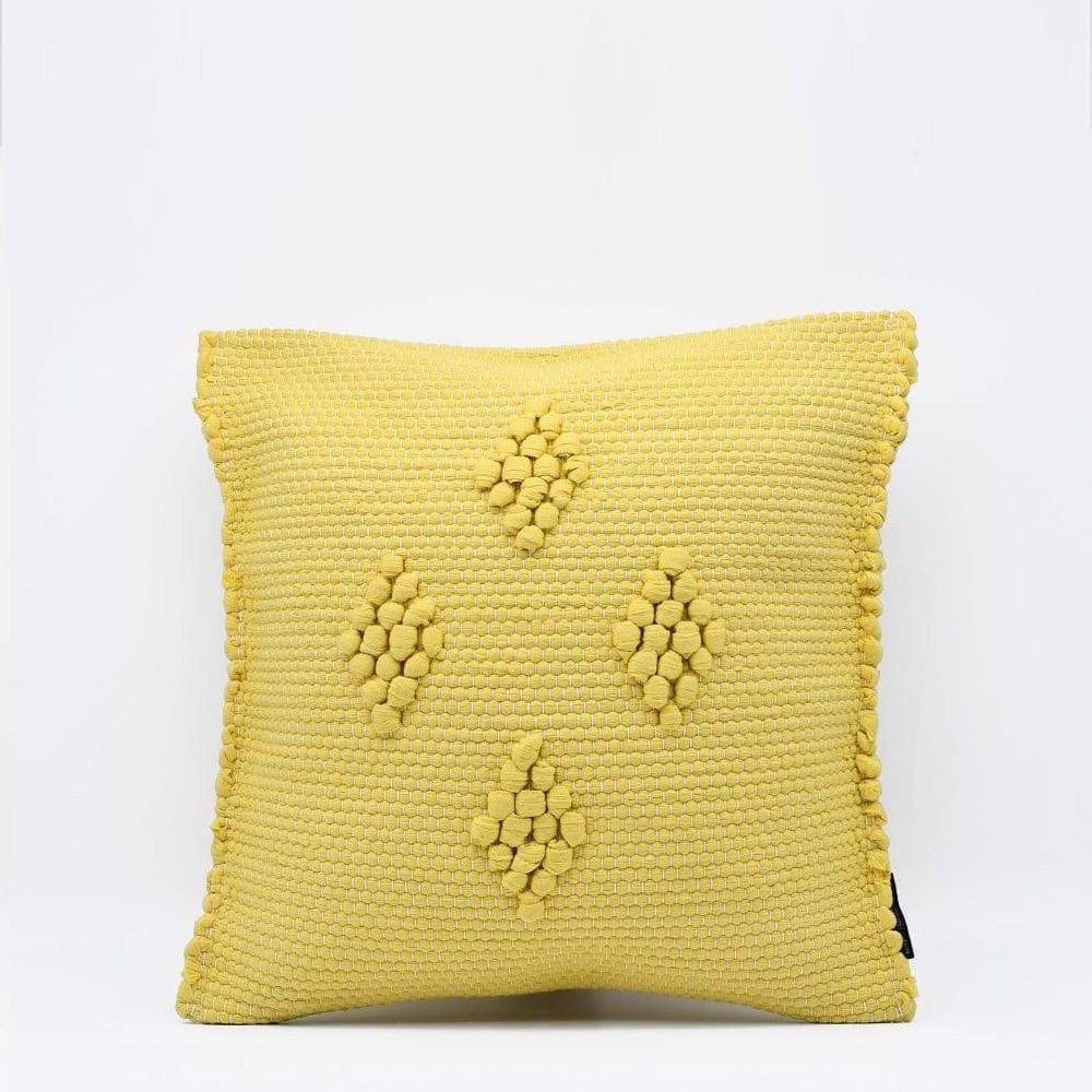 Housse de coussin "Tapete de Trapo" jaune Housse de coussin 40x40 "Tapete de Trapo" - Jaune