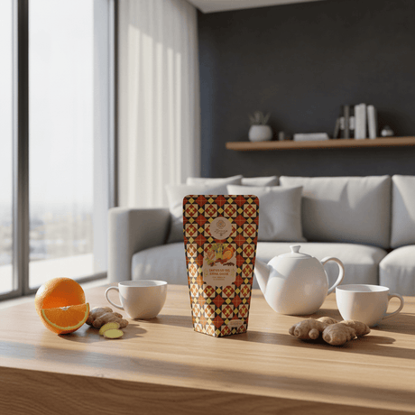 Infusion orange gingembre du Portugal I Artisanale Infusion Orange & Gingembre