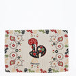 Lot de 2 Set de table Coq portugais en tissu Set de table "Galo"- Lot de 2