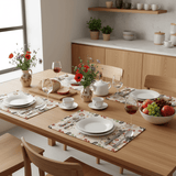 Lot de 2 Set de table Coq portugais en tissu Set de table "Galo"- Lot de 2