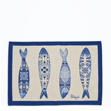 Lot de 2 Set de table sardinhas en tissu Set de table "Sardinhas"- Lot de 2