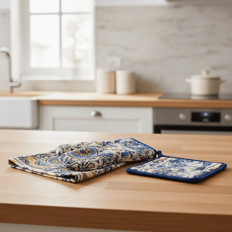 Manique en tissu aux motifs portugais Gant de cuisine "Portugal"