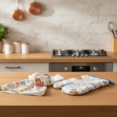 Manique en tissu I Motifs portugais namorados Gant de cuisine "Namorados"
