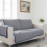 Maxi Plaid en coton Bleu Mezinas d'Aire Maxi Plaid en coton - Bleu