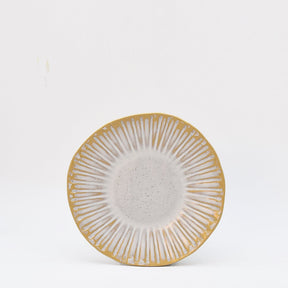 Mug blanc en grès de la collection portugaise Amazonia Assiette en grès "Vieira" - Blanche