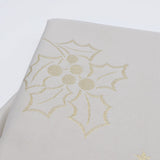 Nappe beige Festive Argentée – Élégance Portugaise & Entretien Facile Nappe en coton "Festas" - Beige