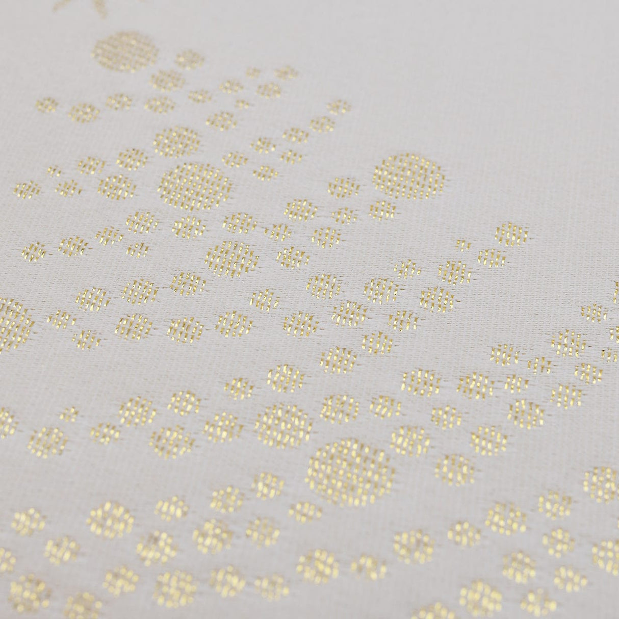 Nappe beige Festive Argentée – Élégance Portugaise & Entretien Facile Nappe en coton "Festas" - Beige