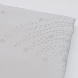 Nappe Blanche Festive Argentée – Élégance Portugaise & Entretien Facile Nappe en coton "Festas" - Blanche