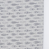 Nappe portugaise en coton motifs sardines grises Nappe en coton "Sardinhas" - Gris