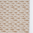 Nappe portugaise en coton motifs sardines marron Nappe en coton "Sardinhas" - Marron