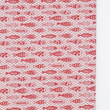 Nappe portugaise en coton motifs sardines rouge Nappe en coton "Sardinhas" - Rouge