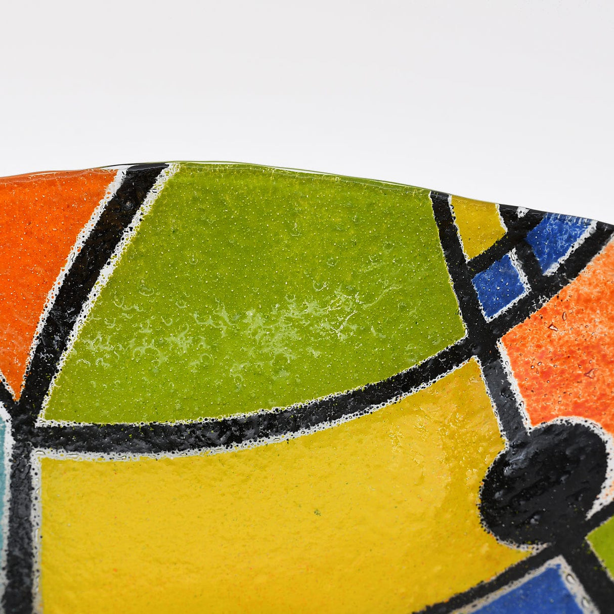 Petit saladier en verre de Marinha Grande I Artisanat portugais Saladier en verre "Marinha Grande" - 20cm