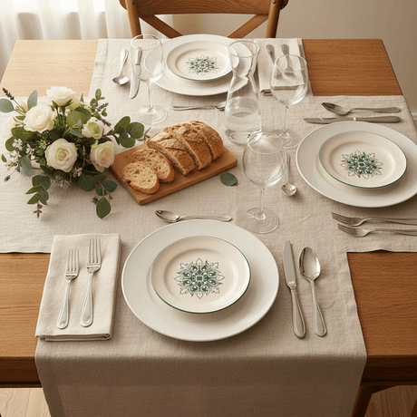 Petite assiette en céramique motifs azulejos verts Assiette en céramique "Brasão" 20cm - Verte