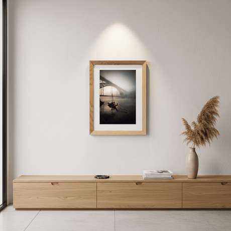 Photo d'art signée de Porto au Portugal Photo d'art signée "Cais da Ribeira"