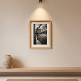 Photo d'art signée du tramway 28 de Lisbonne en noir et blanc Photo d'art signée "28 Prazeres"