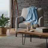 Plaid en coton turquoise motifs chevrons I Artisanat du Portugal en ligne Plaid en coton "Chevrons" - Turquoise