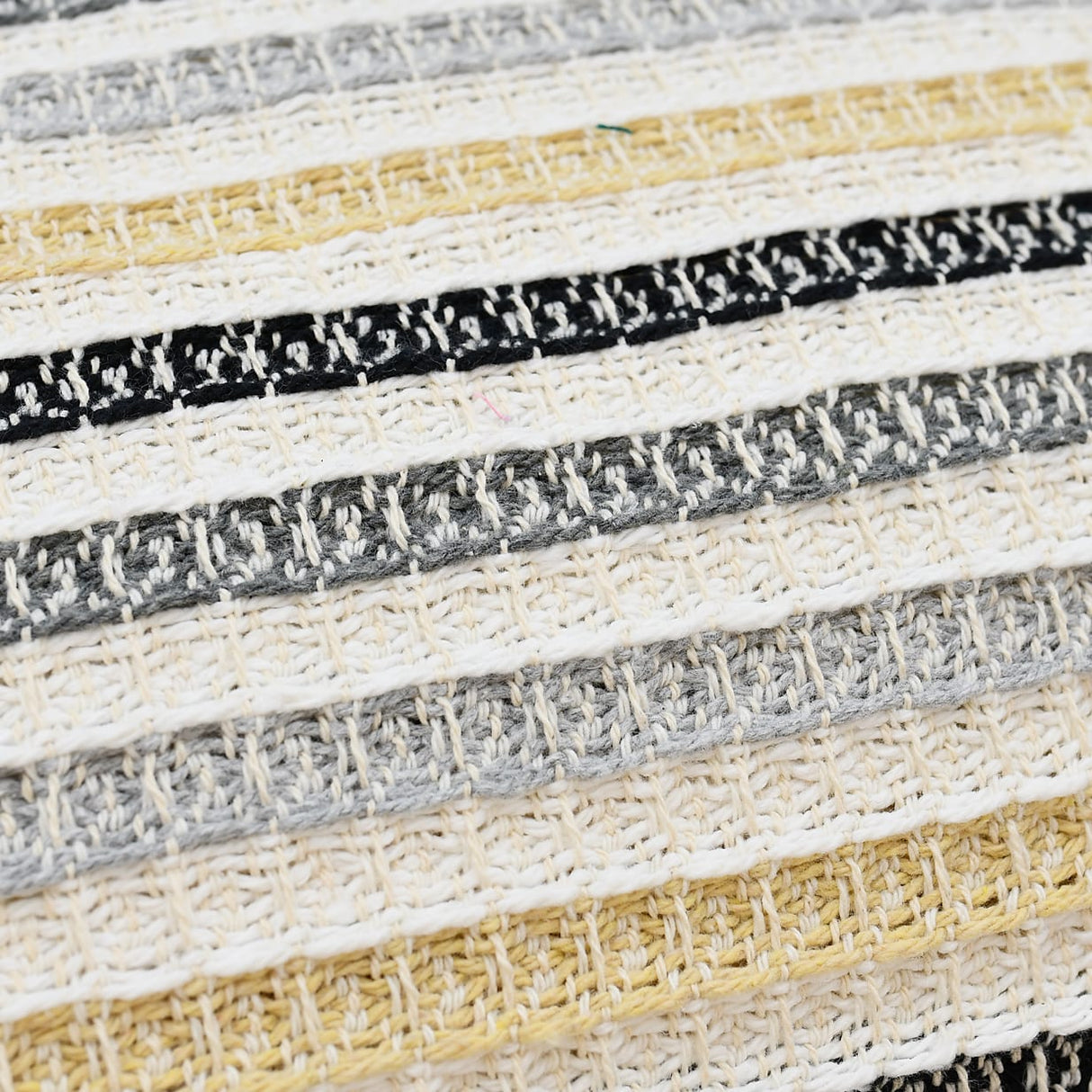 Plaid portugais couvre-lit gris 240x200 | Style de vie portugais Plaid Couvre-lit en coton 240x200 - Gris