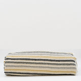 Plaid portugais couvre-lit gris 240x200 | Style de vie portugais Plaid Couvre-lit en coton 240x200 - Gris