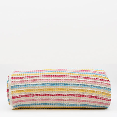 Plaid portugais couvre-lit rose 240x200 | Style de vie portugais Plaid Couvre-lit en coton 240x200 - Rose