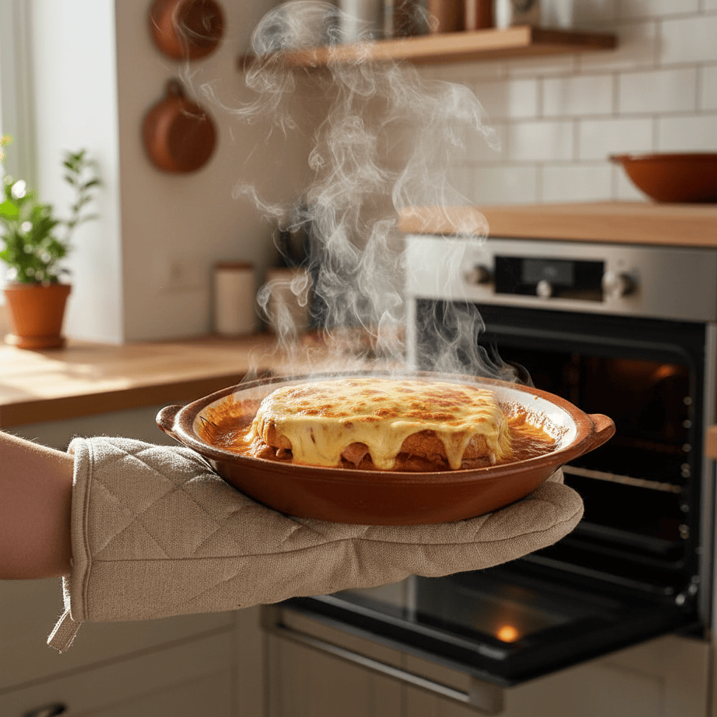 Plat à gratin en terre cuite rouge du Portugal Plat à gratin en terre cuite - Turquoise