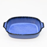 Plat de service en grès de la collection portugaise Amazonia Plat à four en grès "Amazonia" Bleu - 00cm