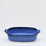 Plat de service en grès de la collection portugaise Amazonia Plat à four en grès "Amazonia" Bleu - 00cm