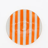 Plat de service en verre orange I Artisanat portugais Plat en verre "Marinha Grande" - Orange