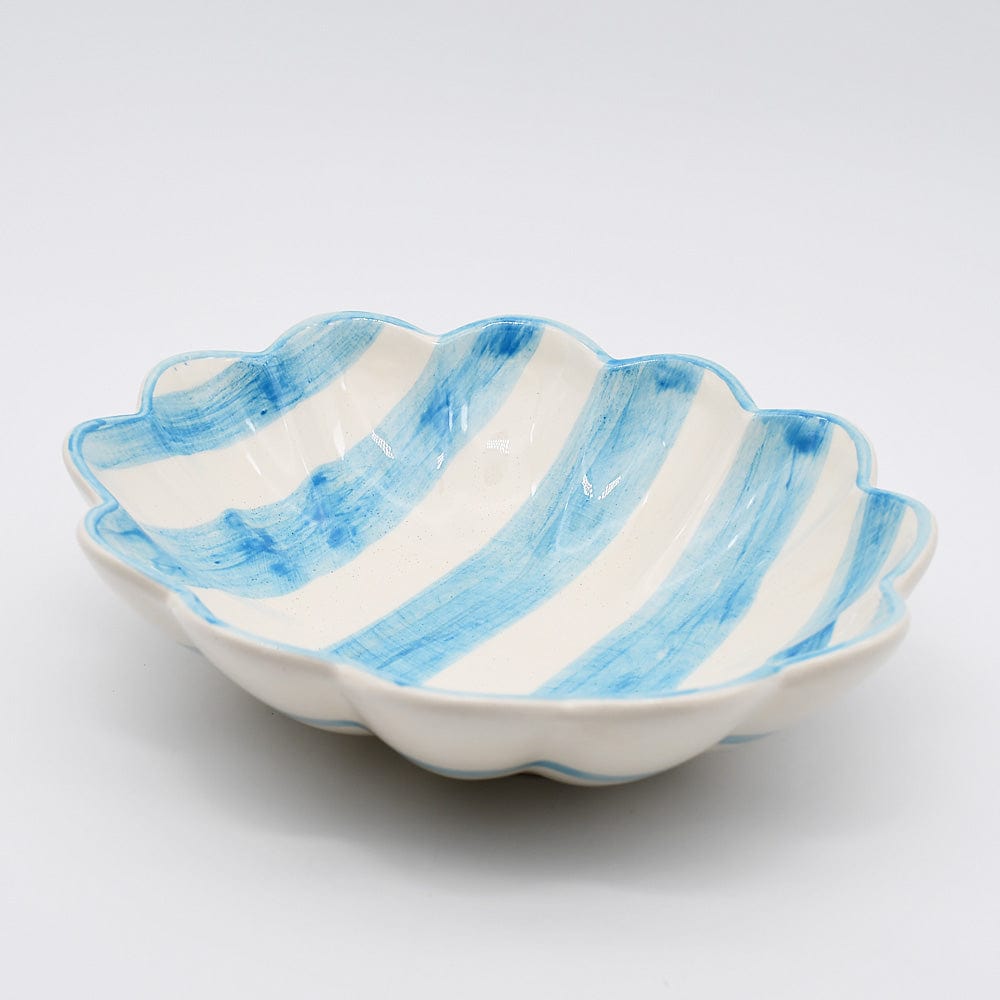 Plat en céramique bleu en forme de poisson Plat en céramique Costa Nova Mar 24cm - Turquoise
