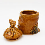 Pot en céramique en forme d'orange I Vaisselle du Portugal Pot à café en céramique