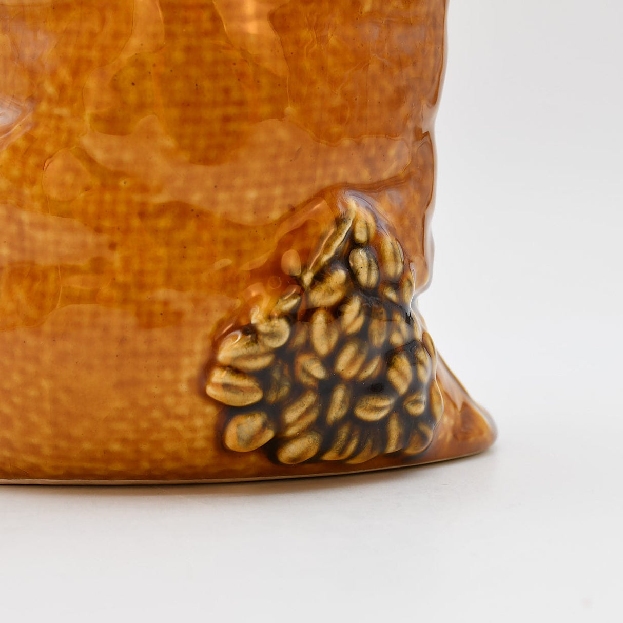 Pot en céramique en forme d'orange I Vaisselle du Portugal Pot à café en céramique