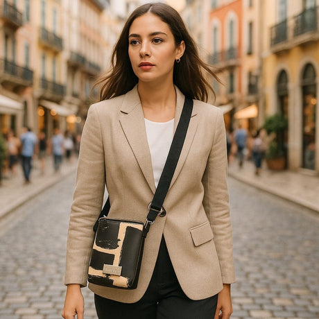 Sac bourse à bandoulière en liège portugais Sac bourse en liège