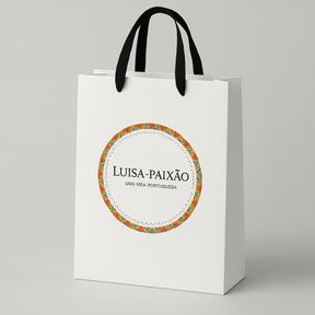 Sac cadeau portugais vide Luisa Paixao Sac en papier rigide Luisa Paixão